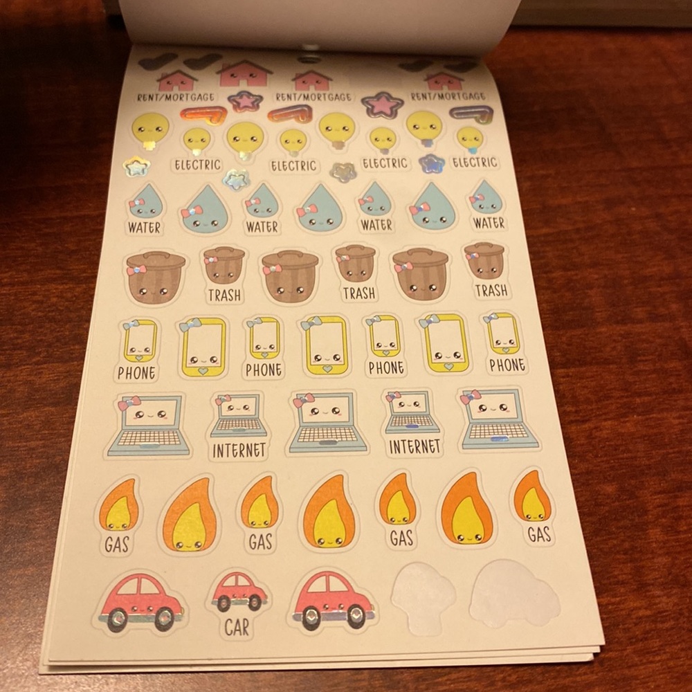 Kawaii planner stickers 💜